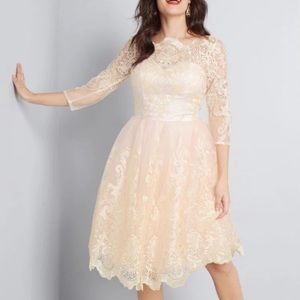 Modcloth Chi Chi London Gilded Grace dress